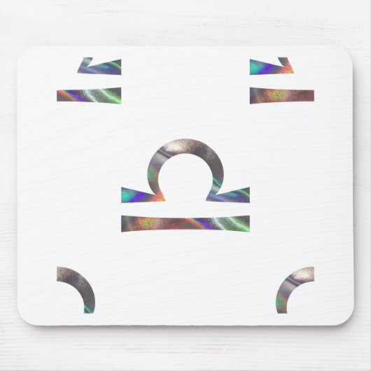 ホログラム図書館 マウスパッド (正面)