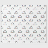 ホログラム図書館 ラッピングペーパー (フラット)