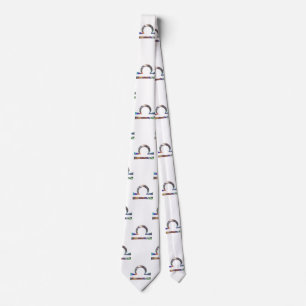 ホログラム天秤座メンズネックタイ ネクタイ