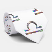 ホログラム天秤座メンズネックタイ ネクタイ (ロール)