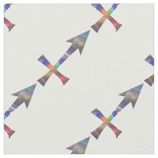 ホログラム射手座織物 ファブリック (クローズアップ)