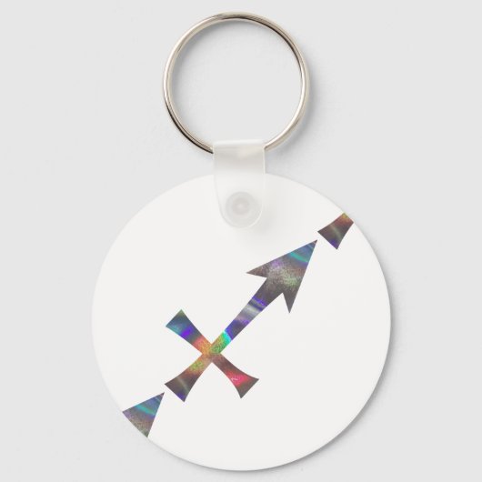 ホログラム射手座 キーホルダー (正面)