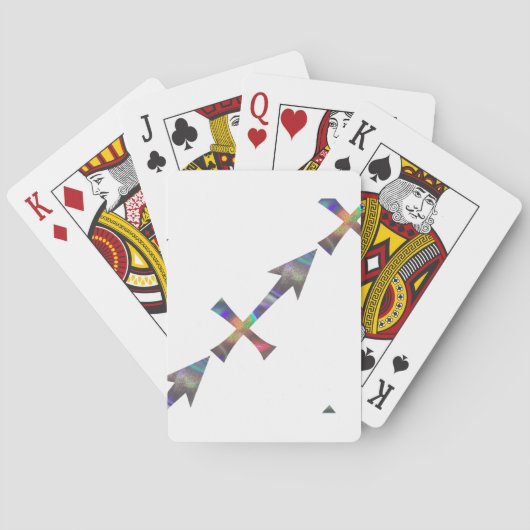 ホログラム射手座 トランプ (裏面)