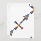 ホログラム射手座 ポストカード (正面/裏面)