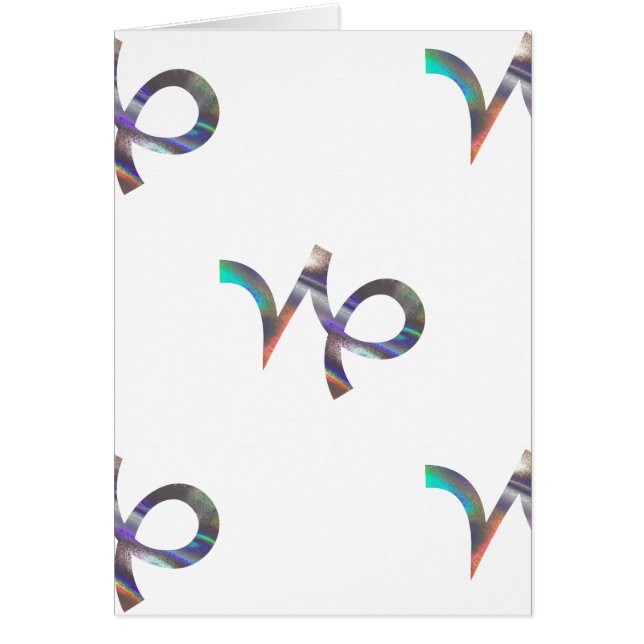 ホログラム山羊座 (正面)