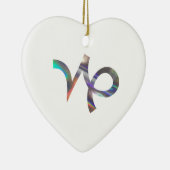 ホログラム山羊座 セラミックオーナメント (右)