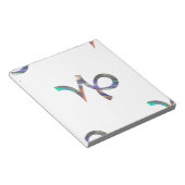 ホログラム山羊座 ノートパッド (アングル)