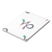 ホログラム山羊座 ノートパッド (回転)
