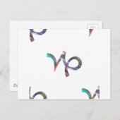 ホログラム山羊座 ポストカード (正面/裏面)