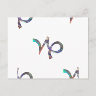 ホログラム山羊座 ポストカード