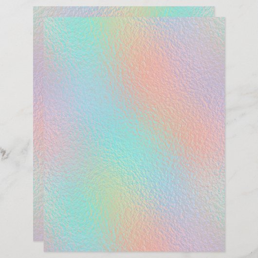 ホログラム模様の偽箔スクラップブッキングペーパー　Ｎｏ．１４ (正面/裏面)