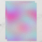 ホログラム模様の偽箔スクラップブッキングペーパー　Ｎｏ．１７ (正面/裏面)