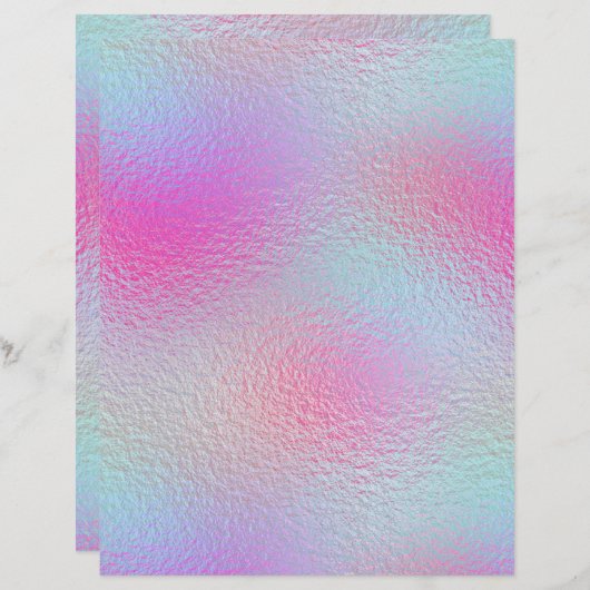 ホログラム模様の偽箔スクラップブッキングペーパー　Ｎｏ．１７ (正面/裏面)