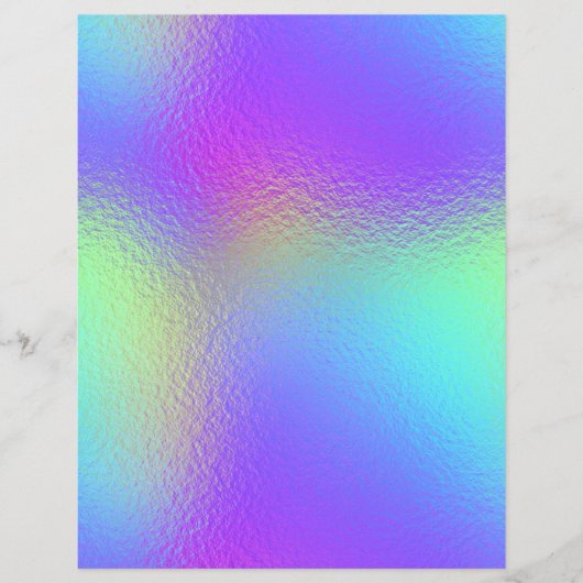 ホログラム模様の偽箔スクラップブッキングペーパー　No. 70 (正面)