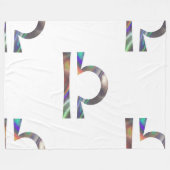 ホログラム版毛布 フリースブランケット (正面(横))