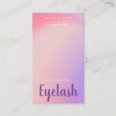 ホログラム睫毛拡張クライアント記録マップ 名刺 (正面)