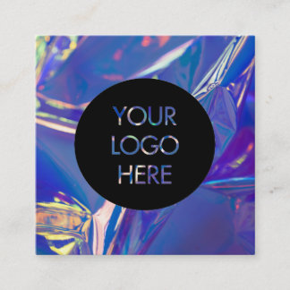 ホログラム社会的な媒体の名刺 スクエア名刺