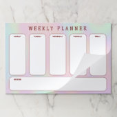 ホログラム背景 ペーパーパッド (折り畳み)