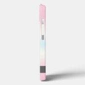 ホログラム虹色サンタ帽のフラミンゴ Case-Mate iPhoneケース (裏面 / 左)