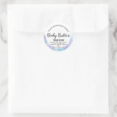 ホログラム製品ラベル ボディバター ロゴ追加可 ラウンドシール (バッグ)