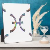 ホログラム魚座 フォトプラーク (側面)
