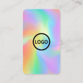 ホログラム、カスタムホログラムカーモダンド、ソーシャルメディアQR 名刺 (裏面)