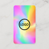 ホログラム、カスタムホログラムカーモダンド、ソーシャルメディアQR 名刺 (裏面)
