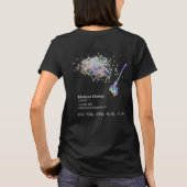 ホログラム メイド 掃除 家 Tシャツ (裏面)