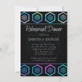 ホログラムD20 | PnP卓上ゲーマーリハーサルディナー 招待状 (正面)