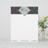 ホログラモダンフィック対称パターン-レターヘッド レターヘッド (スタンド正面)