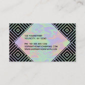 ホログラモダンフィック対称型名刺 名刺 (裏面)