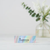 ホログラモダンフィック液大理石 スキニー名刺 (スタンド正面)