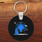 ホロコーストメモブランスメモリアルデーヨムハショア キーホルダー (正面)