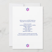 ホロコーストメモリアルデーヨムハショア 招待状 (裏面)