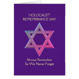ホロコースト記念日記念カード