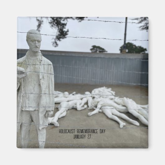 ホロコースト追悼の日 マグネット (正面)