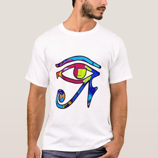 ホロスのグラフィティエジプトの目 Tシャツ (正面)