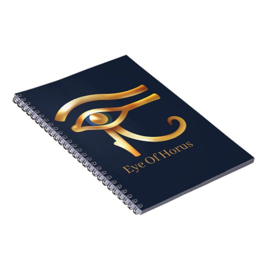 ホロスのシックな黄金の目、エジプトの象形文字 ノートブック (右側)