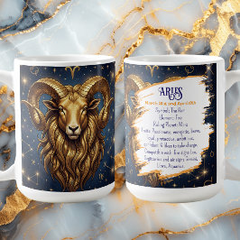ホロスコープサイン おひつじ座 | 占星術の特徴と期間 コーヒーマグカップ
