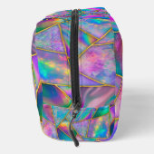 ホロスタイリッシュシックフェイク金ゴールド幾何学的 ドップキット (右)