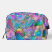 ホロスタイリッシュシックフェイク金ゴールド幾何学的 ドップキット (裏面)