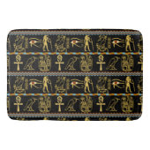 ホロスパターンのエジプトの象形文字の目 バスマット (正面)