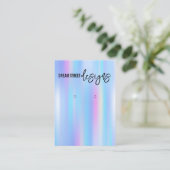 ホロトレンディーイヤリング表示カード 名刺 (スタンド正面)