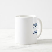 ホロパーソナライズされたスのエジプトの目 コーヒーマグカップ (正面右)