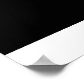 ホロファンズ抽象芸術スカル ポスター (角)