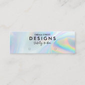 ホロフェイクロゴSNSイヤリングディスプレイカード スキニー名刺 (正面)