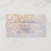 ホロフエレガントィックグラムグリッターメイクアップアーティスト 名刺 (裏面)