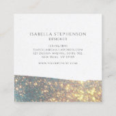 ホロフエレガントィックグリッターシモダンック スクエア名刺 (裏面)