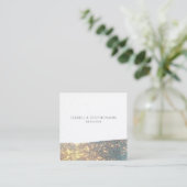 ホロフエレガントィックグリッターシモダンック スクエア名刺 (スタンド正面)