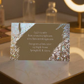 ホロフエレガントィックブパーソナライズされたラシ名札 名刺